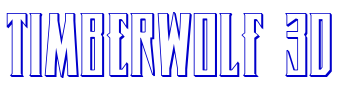 Timberwolf 3D шрифт